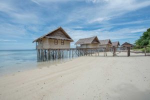 bungalows on the beach