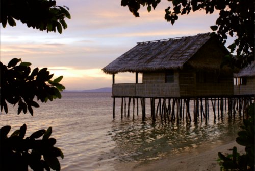 sunset bungalow view